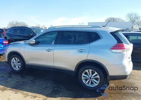 2016 Nissan Rogue Sv z USA, uszkodzony, nr VIN KNMAT2MT8GP697558